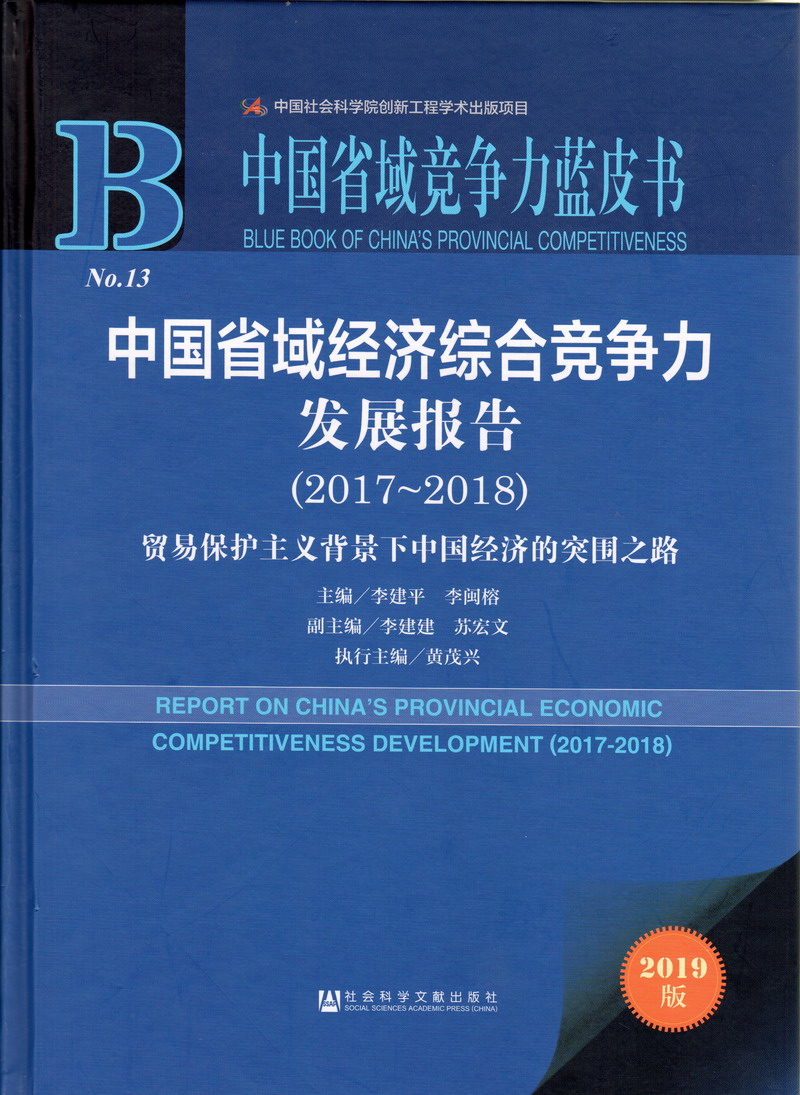 视频肏大屄中国省域经济综合竞争力发展报告（2017-2018）